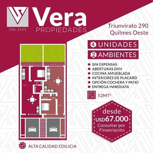 Departamento  En Venta Ubicado En Quilmes Oeste, Quilmes, G.b.a. Zona Sur