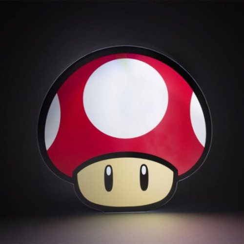 Lámpara Luz Decorativa Niños Hongo Super Mario