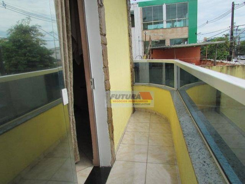 Sobrado Com 3 Dormitórios À Venda, 138 M² Por R$ 585.000,00 - Centro - São Vicente/sp - So0343