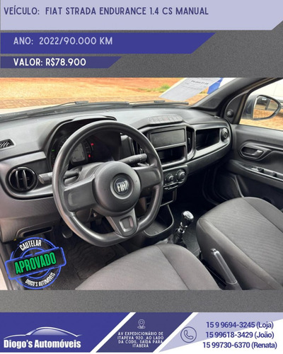 Fiat Strada 1.4 Endurance Cab. Cs Plus Flex 2p