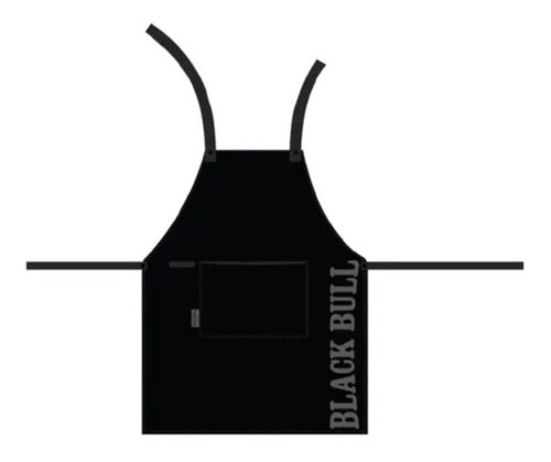 Delantal Parrillero Cocina Pechera Black Bull