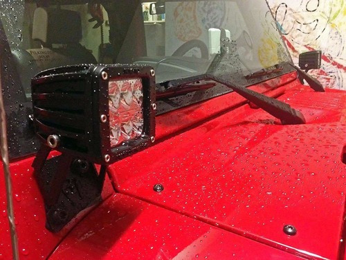 Bases Soportes Para Faros Led Jeep Jk Auxiliares Dually Lb23