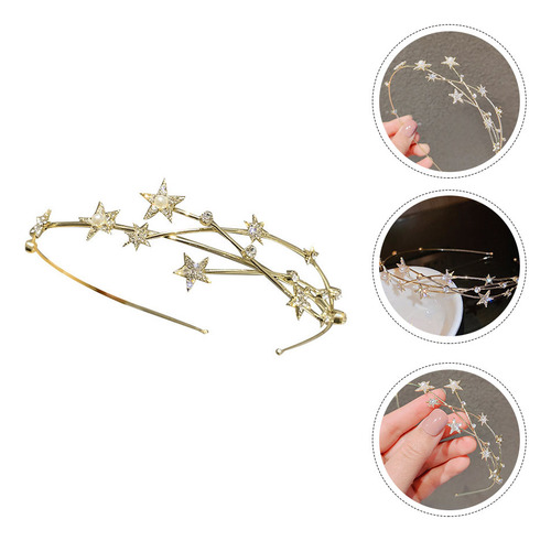 Elegante Diadema Con Forma De Perlas Para Decorar Accesorios