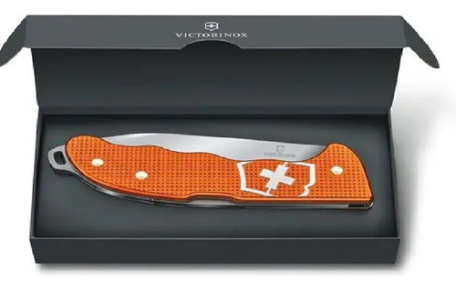 Imagen 4 de 7 de Cuchillo Navaja Cortapluma Victorinox Hunter Pro Alox Naranj