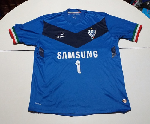 Camiseta De Vélez De Voley Topper Azul #1, Talle Xl