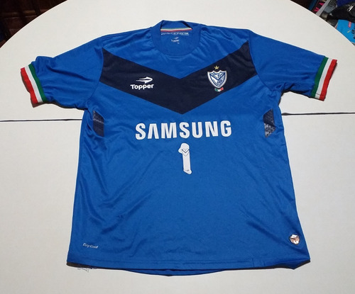 Imagen 1 de 2 de Camiseta De Vélez De Voley Topper Azul #1, Talle Xl