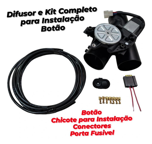 Difusor Escape Eletrônico Ronco Esportivo Astra Botão