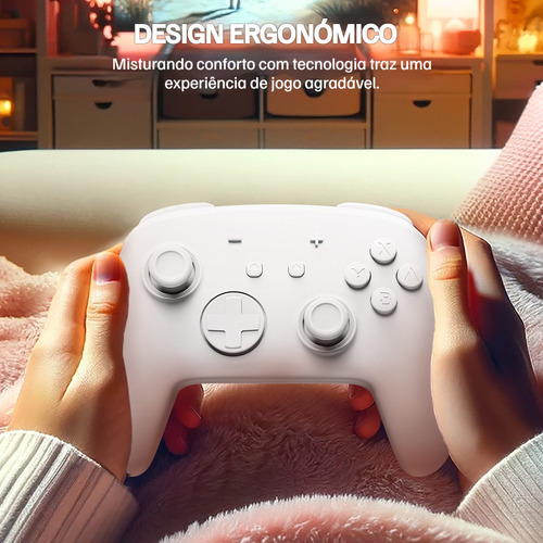 Gamepad De Vibração Somatossensorial Para Nintendo Switch