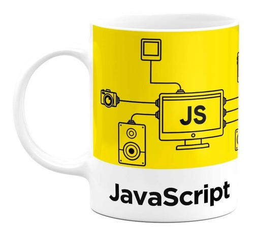 Caneca Dev Js Java Script Branca