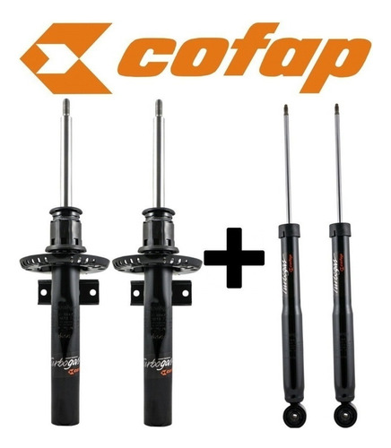 4 Amortecedor Cofap Vw Fox Spacefox Polo 2005 À 2014