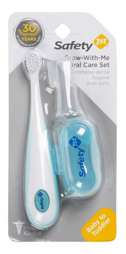 Articulos De Tocador Set De Cuidado Dental Grow With Me Safe Color Blanco