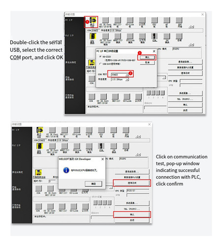 Módulo Plc Simple Para El Módulo De Retardo Mitsubishi Fx3u