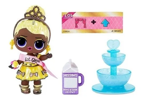 Mu eca Lol Surprise Queens 9 Accesorios L.o.l Original