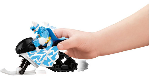 Fisher-price Batman Ártico Con Moto De Nieve