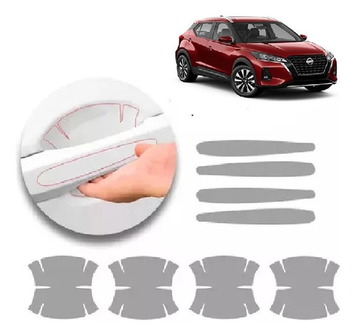 Protector Cubre Manijas Uñeros Nissan Kicks  2020 Kenny