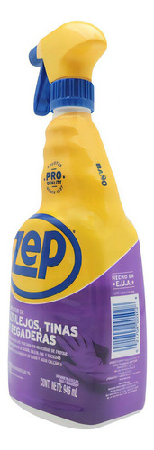 2pz Zep Limpiador De Azulejos Tinas Y Regaderas Baño 946 Ml