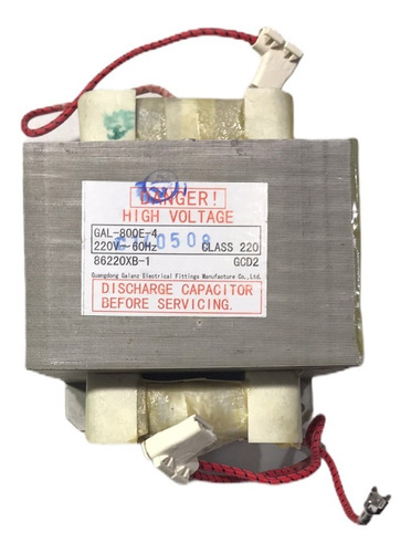 Imagen 2 de 4 de Transformador Alta Tension Microondas 800w