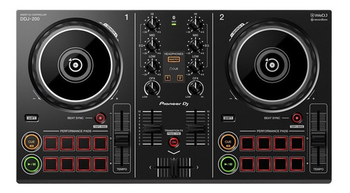 Imagen 2 de 10 de Controlador Dj 2 Canales Bluetooth Usb Pioneer Ddj-200