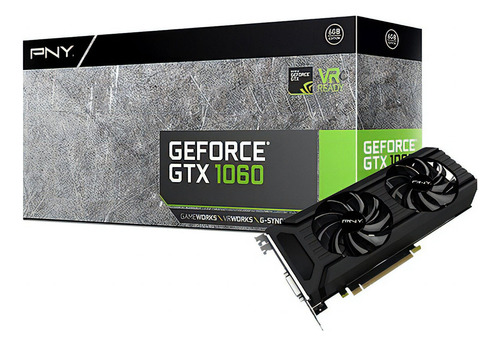 Tarjeta de video Nvidia PNY GeForce GeForce GTX 10 Series GTX 1060 VCGGTX10606PB 6GB