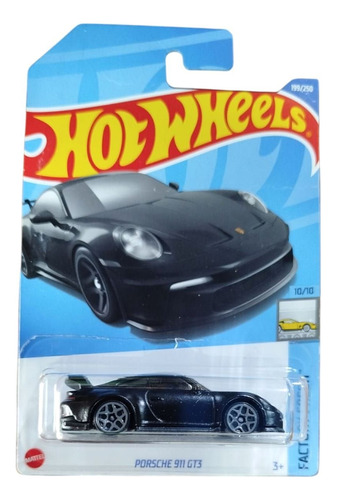 Hotwheels Porsche 911 Gt3 Negro Negro