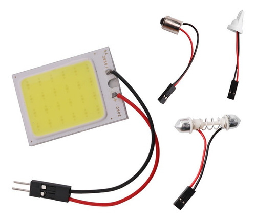 Bombillo Led Cob 24smd Techo Para Carro 2unidades