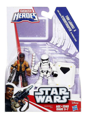 Set De Figuras Finn Resistance (jakku) Y Stormtrooper Star