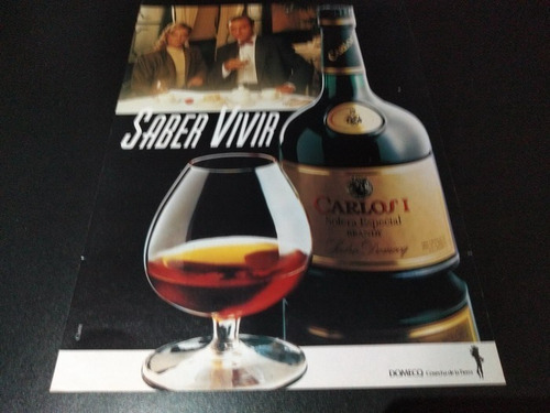 (pb765) Publicidad Clipping Brandy Carlos I (Usado)