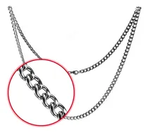 Comprar Cadena Grumet Cubana Cadenita Collar Acero Quirúrgico 6mm  
