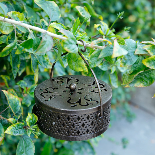Soporte Portátil Para Bobina De Mosquitos Retro Bronce