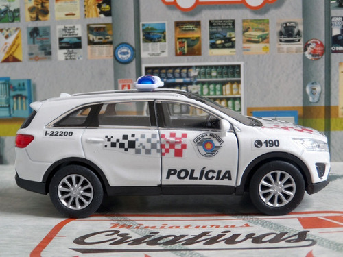 Miniatura Kia Sorento Polícia Militar Pm Sp - Atual