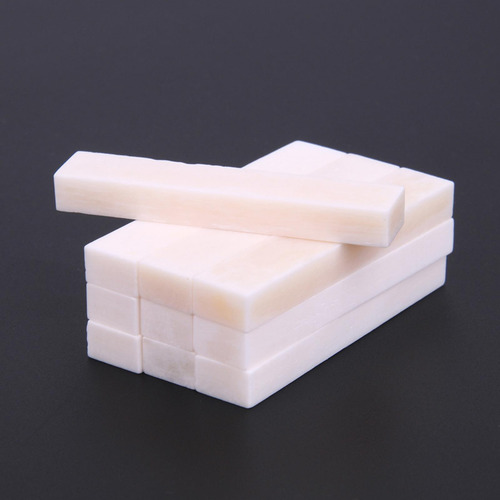 10x String Bridge Saddle And Nut Unslotted Set Diy Para