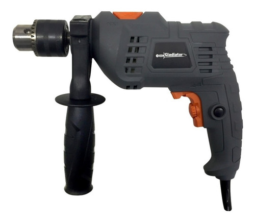 Taladro percutor atornillador eléctrico de 13mm Gladiator TP413/6 650W + accesorios 120V 50Hz/60Hz