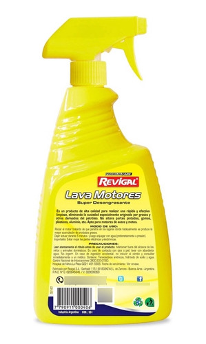 Imagen 2 de 5 de Lava Motores Lavamotor Revigal Para Auto