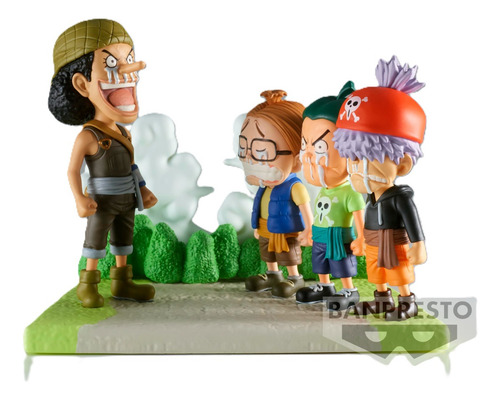 One Piece - Bandai - Wcf Log Stories - Usopp Y Piratas (Usado)