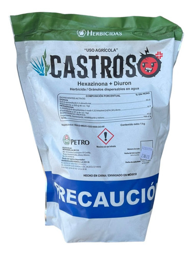 Herbicida Hexazinona + Diuron Castroso 1 Kg