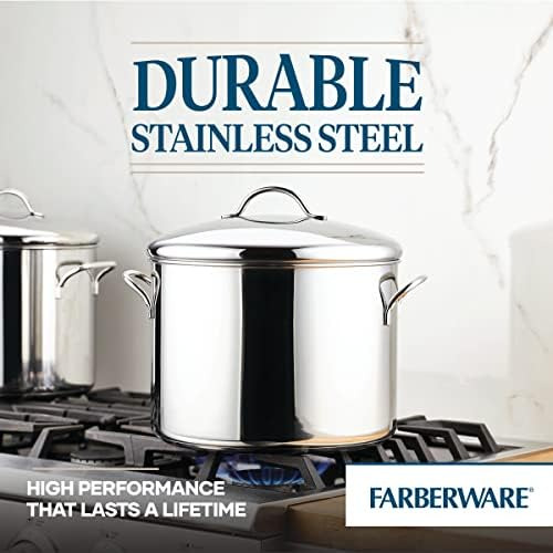 Farberware Classic Stock De Acero Inoxidable Con Tapa - 16 C