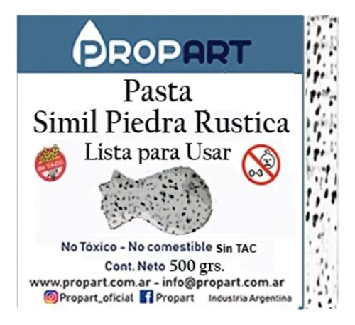 Pasta Simil Piedra 500 Grs - Propart