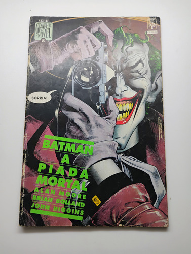 Gibi Hq Graphic Novel N° 5 A Piada Mortal ( Coringa E Batman) Editora Abril Raro Primeira Impressão De 1988 (Usado)