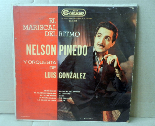 Nelson Pinedo El Mariscal Del Ritmo Y Orq Luis Gonzalez Lp