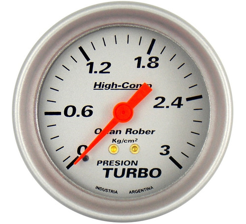 Manometro Presion De Turbo Escala:  0-3 Kg/cm2 Fondo Gris