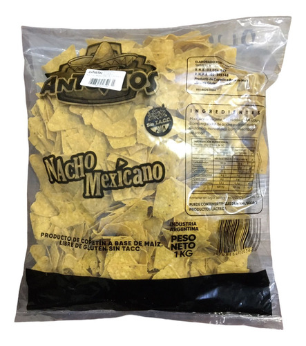 Nachos Mexicanos Sin Tacc X 1 Kg - Nachos De Maiz