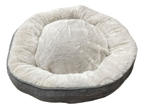 Cama Moises Peluche Redonda Perro Gato Bestia Peluda Amelia Color Camuflado Diseño Julia