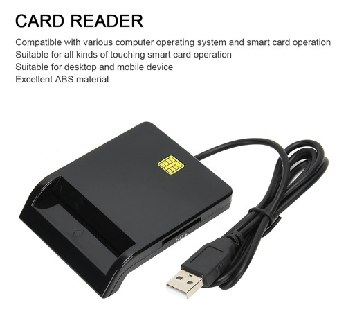 Lector De Tarjetas Portátil 608 Intelligent Sim Phone Id Tfm