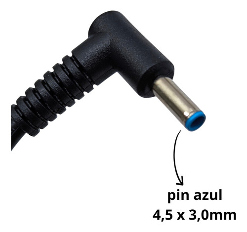 Cargador Hp Envy 120w 19.5v 6.15a Pin Azul Sleekbook 15 15t Negro