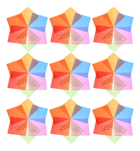 Papel De Regalo Transparente De Celofán De Colores Para Deco
