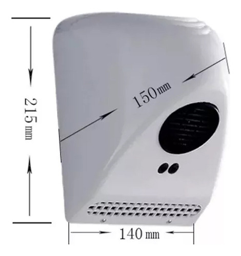 Para Secador Mãos Automatico Sensores Banheiros Banheiro