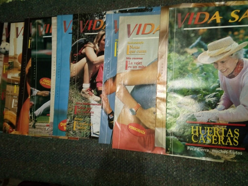 Lote 12 Ejemplares Revista Vida Sana