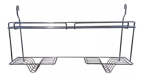 Escurridor Secaplato Doble De Colgar Barral Cocina Cromado *