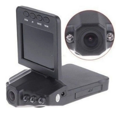 Câmera Filmadora Veicular Full Hd 1080p Compatível Com Carros E Caminhões - Visão Noturna Led, Sensor De Movimento, Tela Lcd 2.7'' Para Segurança E Estacionamento