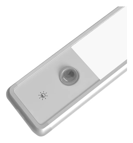 Combo X 4 Barra De Luz Led Sensor Movimiento Recargable 12x4cm Dakota Nivel De Brillo Ajustable Bajo Alacena, Cocina